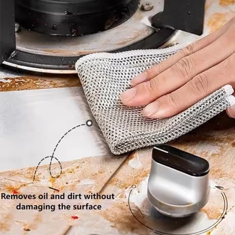 اسکاچ و دستمال توری بسته 3 عددی