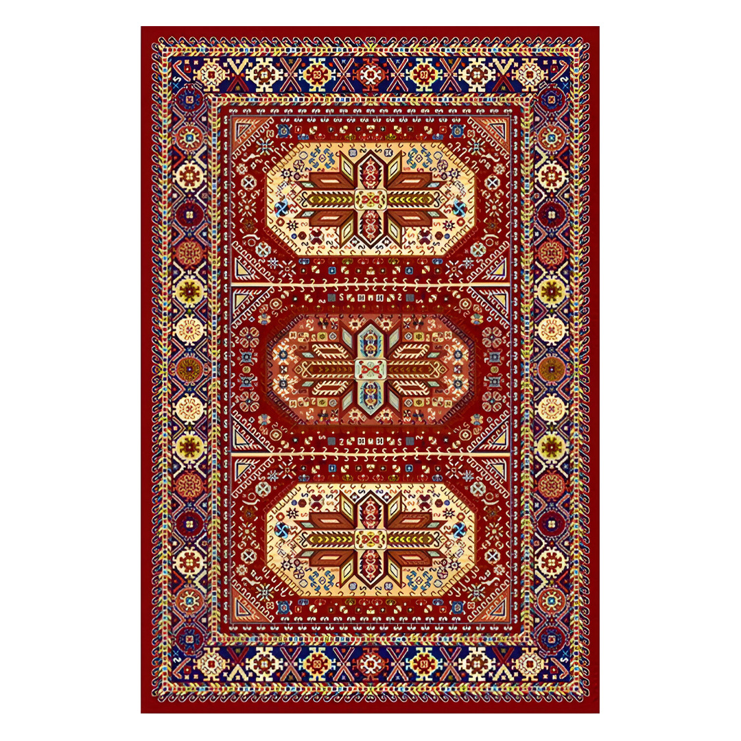 فرش مخمل نادی طرح سنتی کد O111