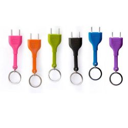 جاکلیدی فانتزی طرح پریز و دوشاخه بسته 2 عددی