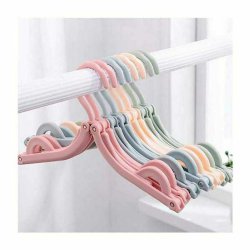 چوب لباسی مسافرتی تاشو قابل حمل بسته 2 عددی