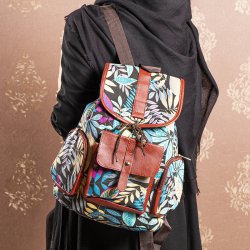 کوله پشتی طرح برگ